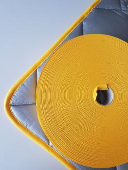 Schrägband Einfassband Farbe 763 gelb